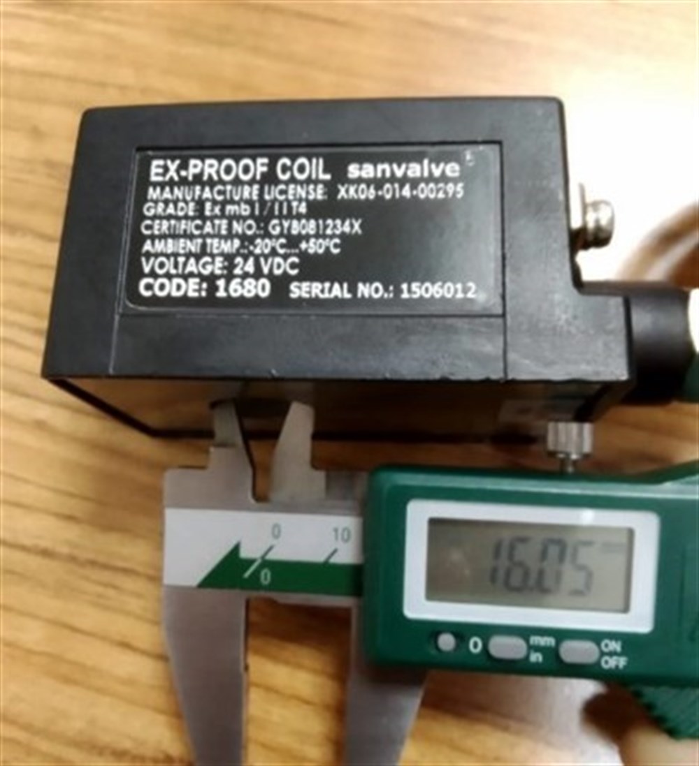 Sanvalve SEC20 DC24 20 mm EX-PROOF Bobin