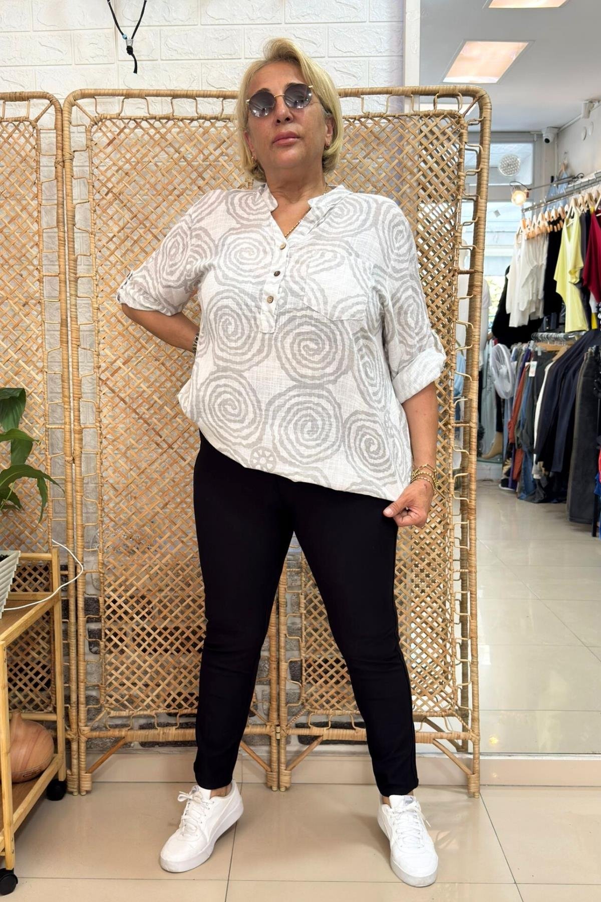 Beli Lastikli, Full Likra, Toparlayıcı Pantolon Lacivert