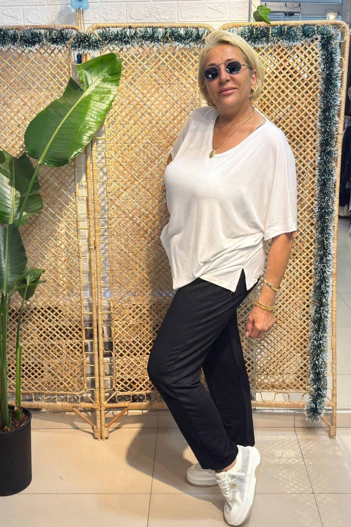 Kristal Kumaş Pantolon