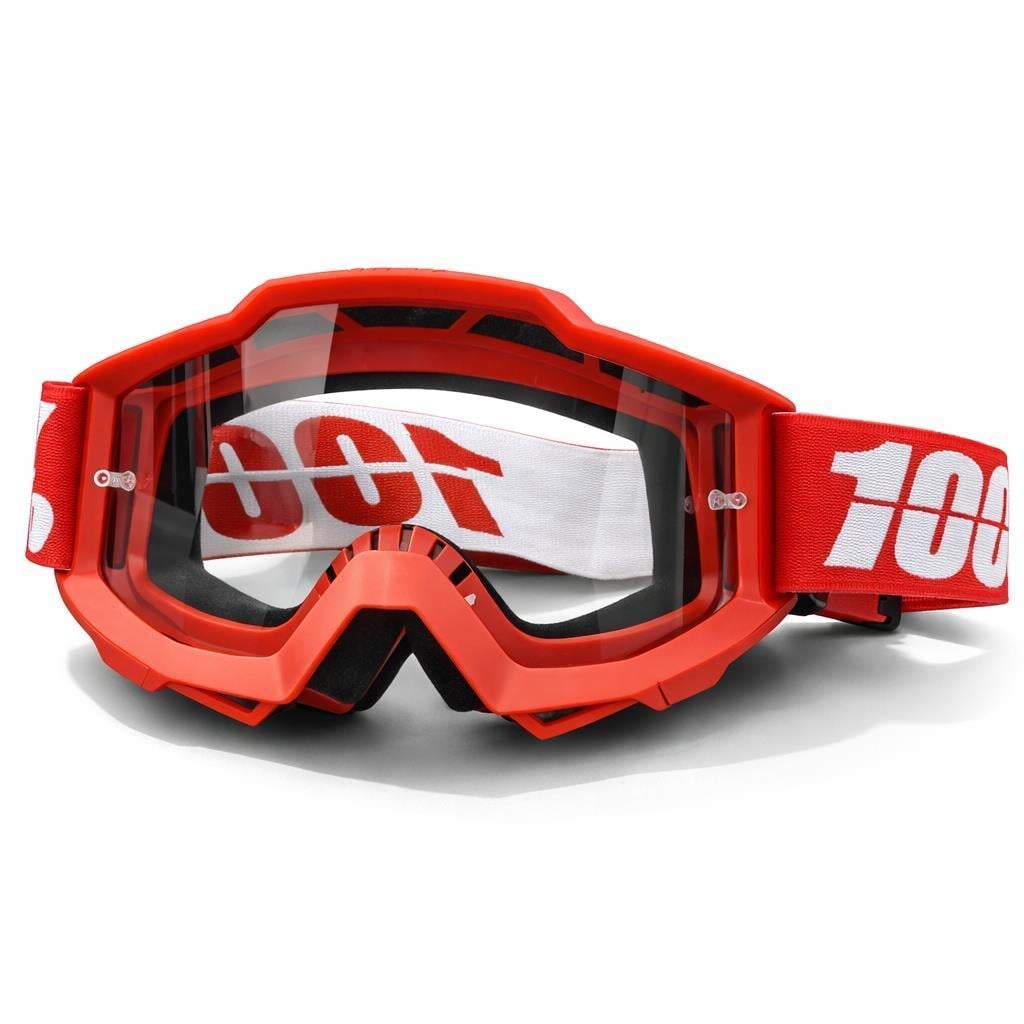 %100 Accuri C19 kırmızı Goggle