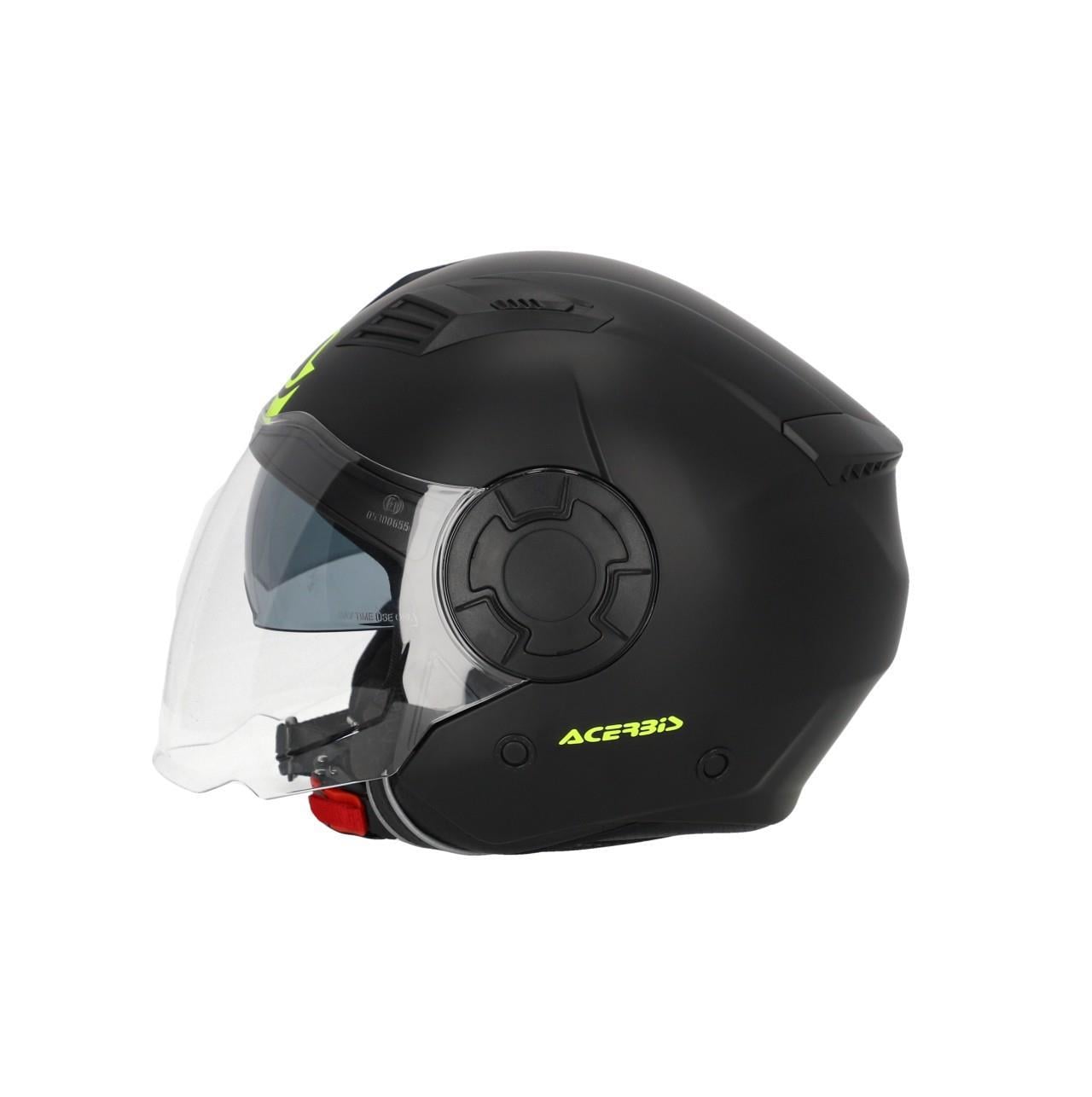 ACERBİS JET VENTO 22-06 KASK SİYAH
