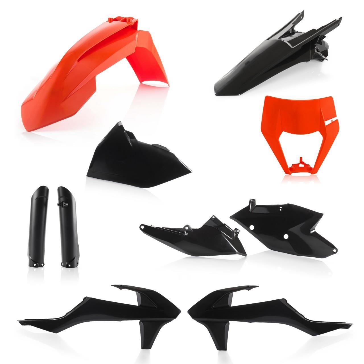 ACERBİS KTM EXC 17-19 FULL GRENAJ SET SİYAH TURUNCU