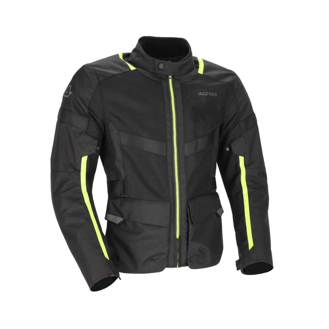 Acerbis Ramsey Vented Yazlık Mont Uzun Siyah Sarı