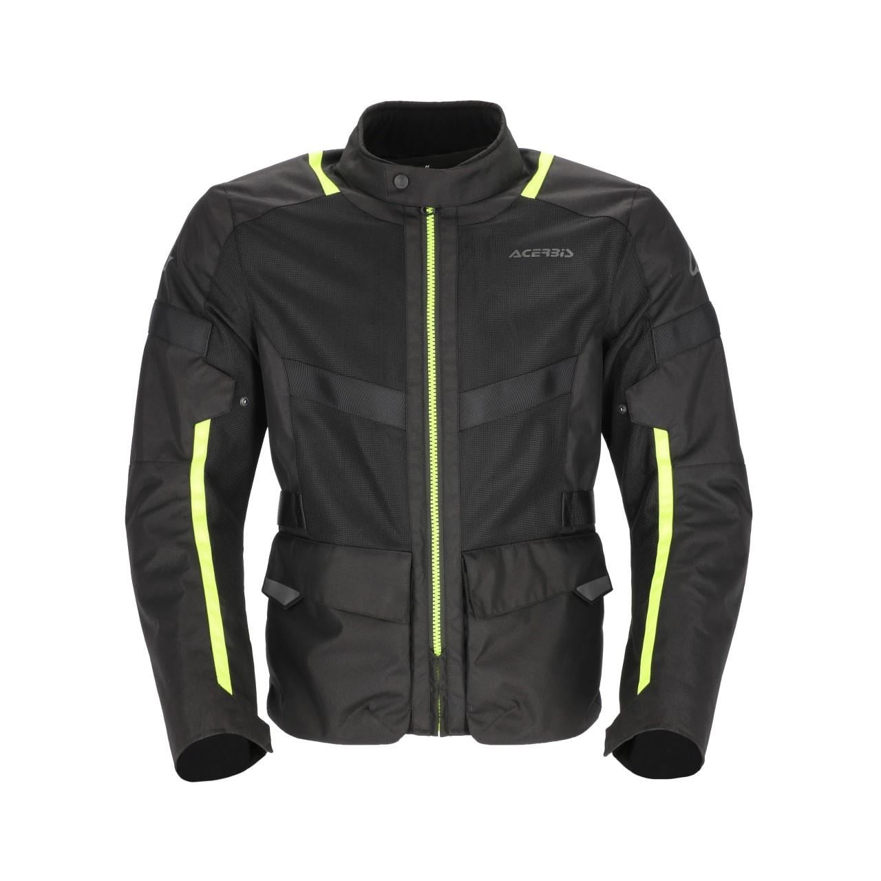 Acerbis Ramsey Vented Yazlık Mont Uzun Siyah Sarı