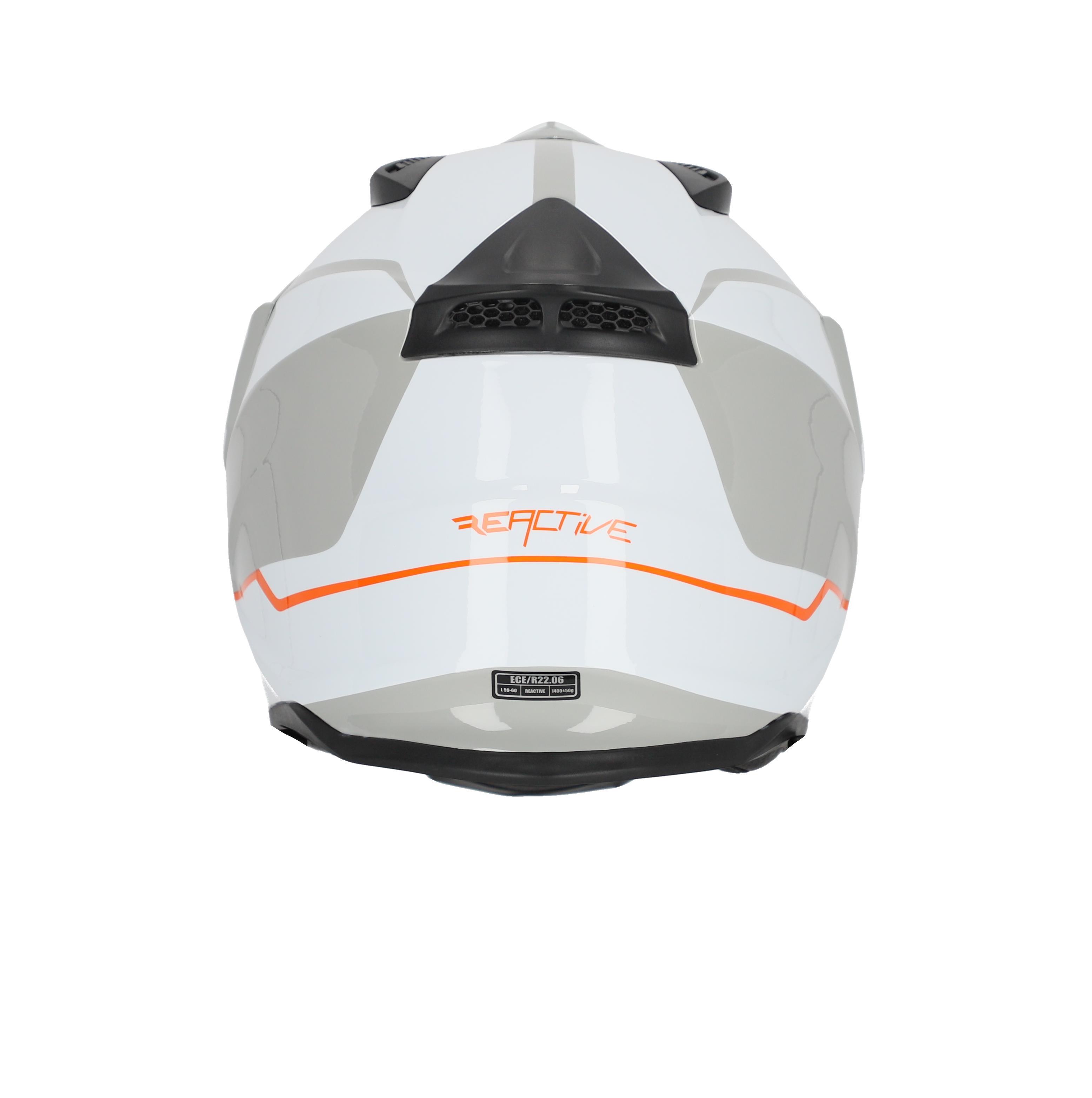 ACERBİS REACTIVE 22-06 KASK BEYAZ GRİ
