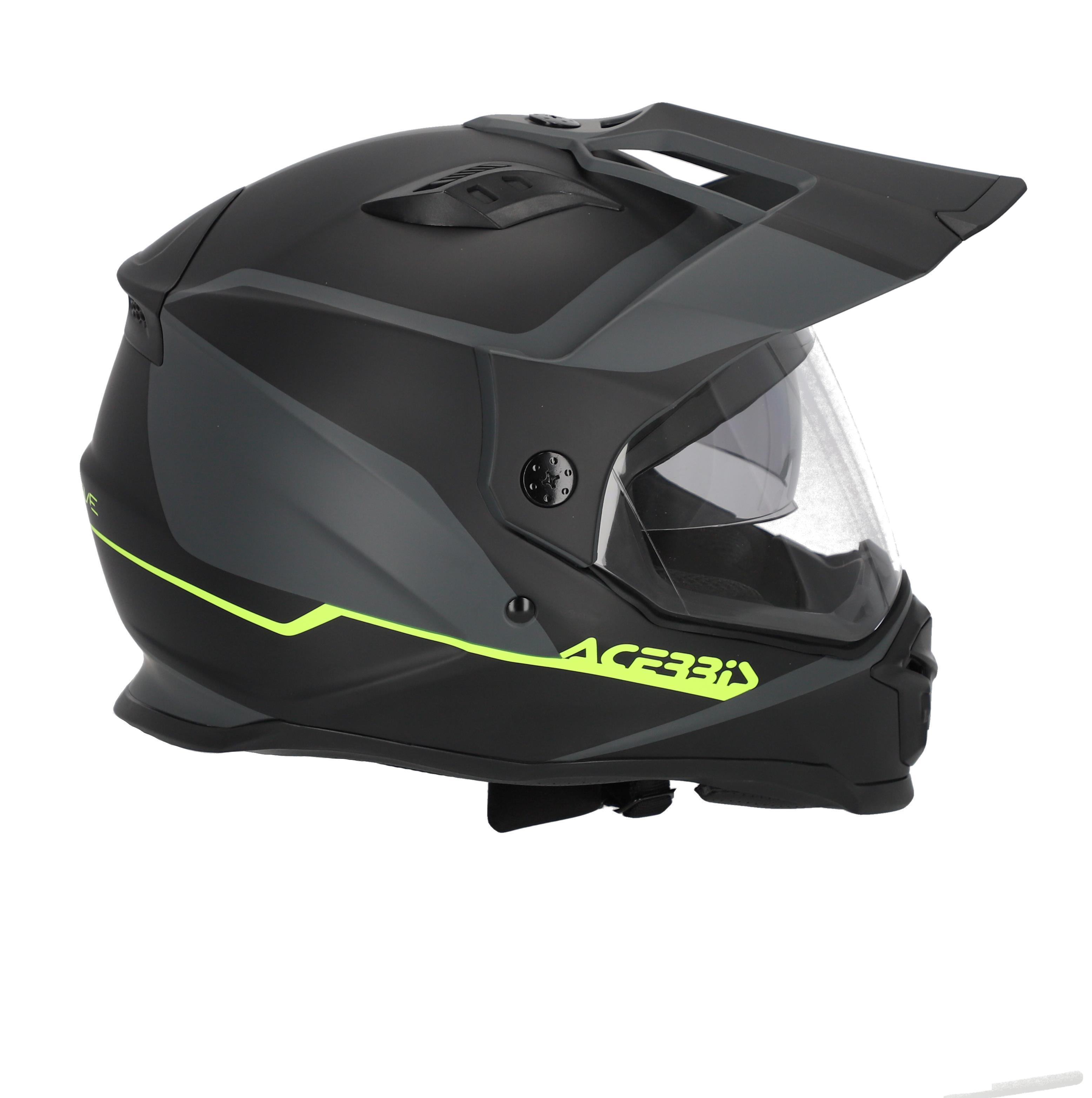 ACERBİS REACTIVE 22-06 KASK SİYAH GRİ