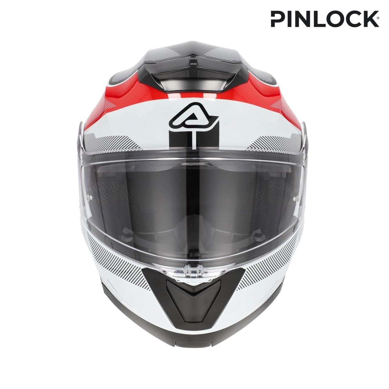 Acerbis Serel 22-06 Kask Beyaz Kırmızı
