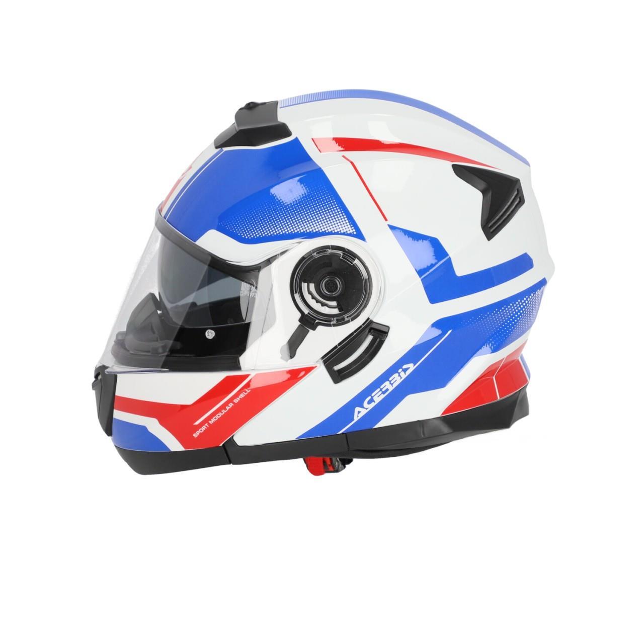 Acerbis Serel 22-06 Kask Mavi Kırmızı