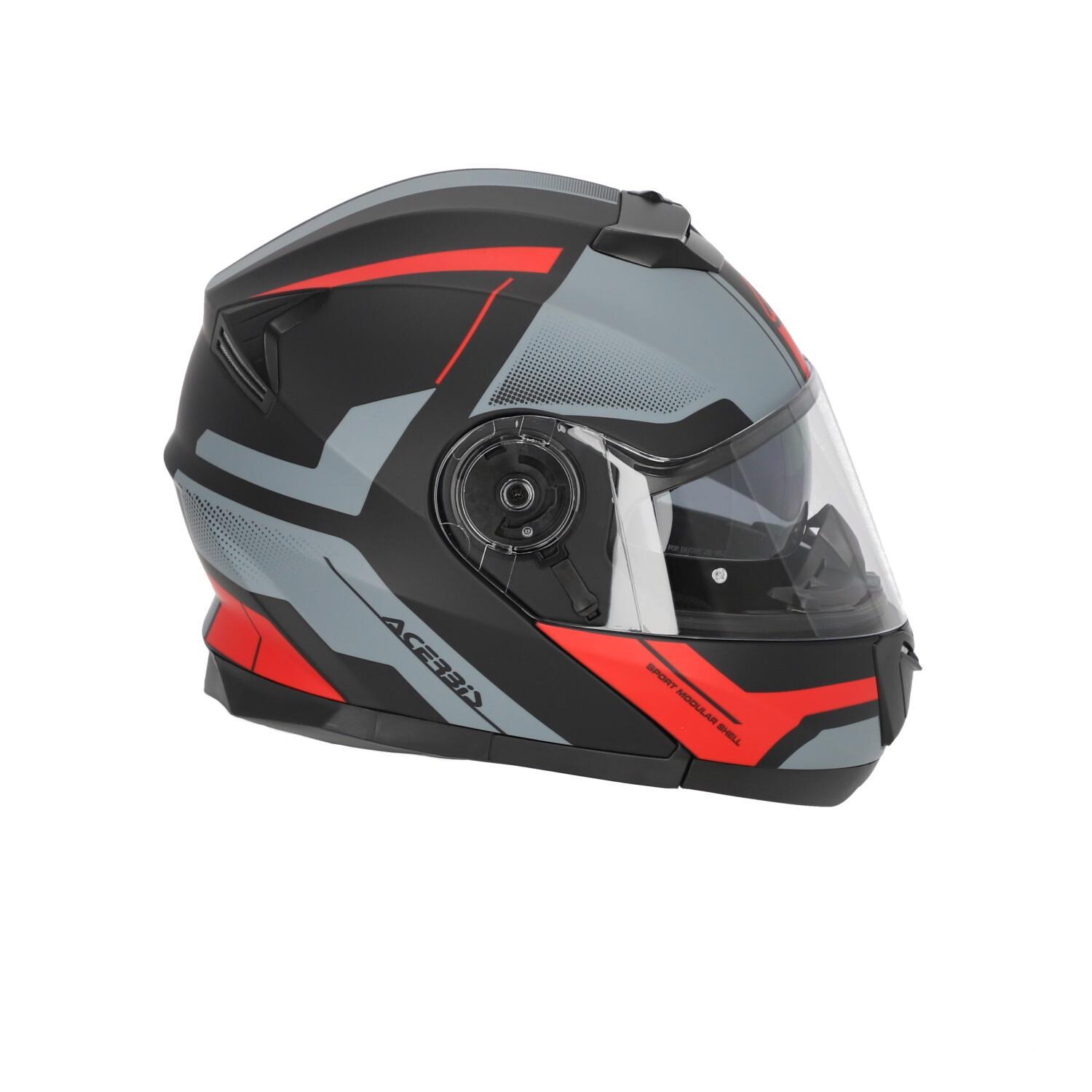 ACERBİS SEREL 22-06 KASK SİYAH KIRMIZI