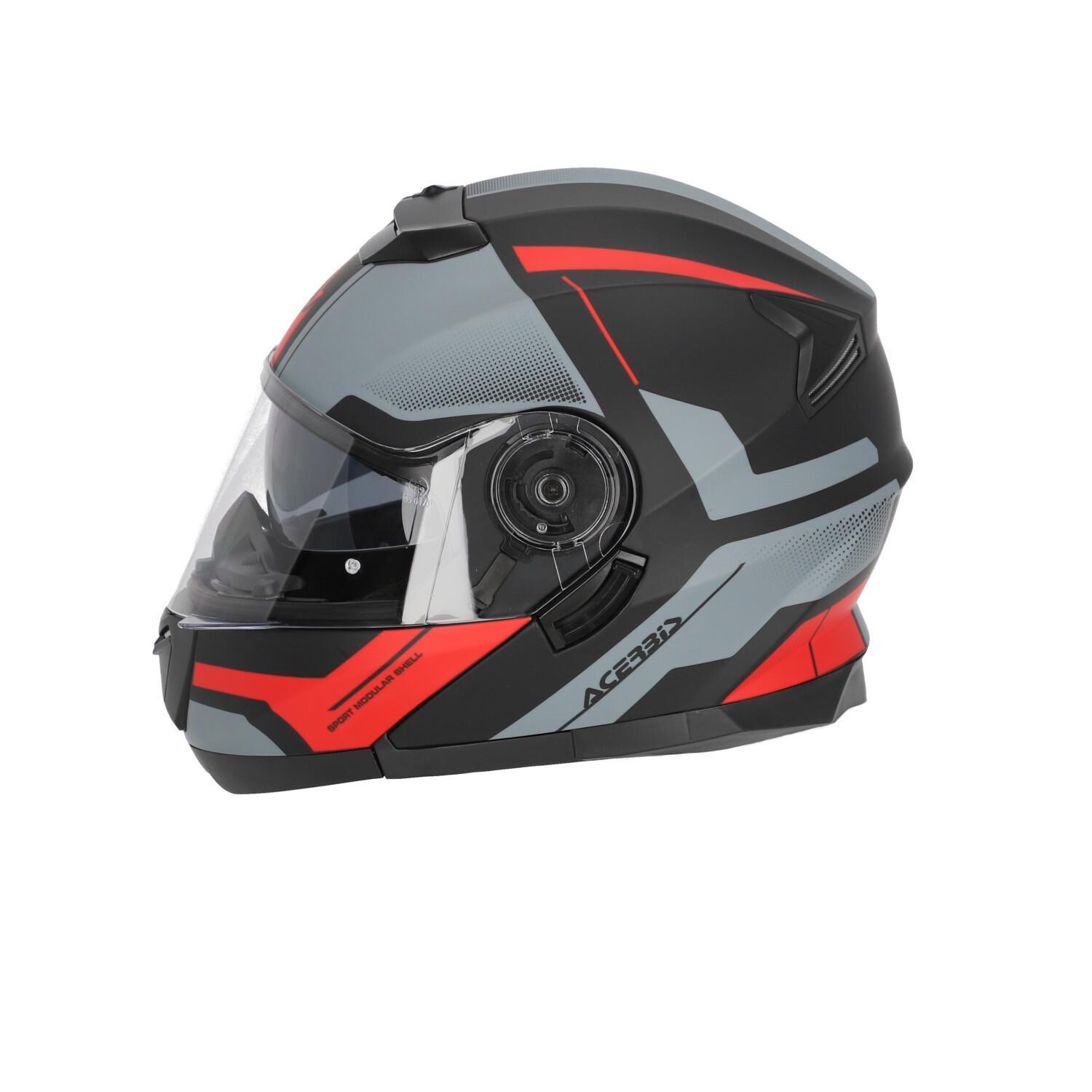 ACERBİS SEREL 22-06 KASK SİYAH KIRMIZI