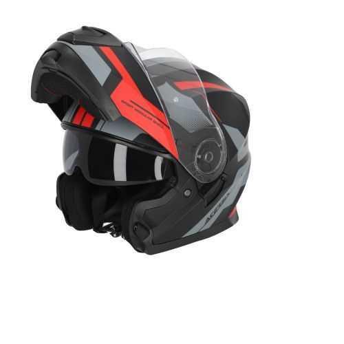 ACERBİS SEREL 22-06 KASK SİYAH KIRMIZI
