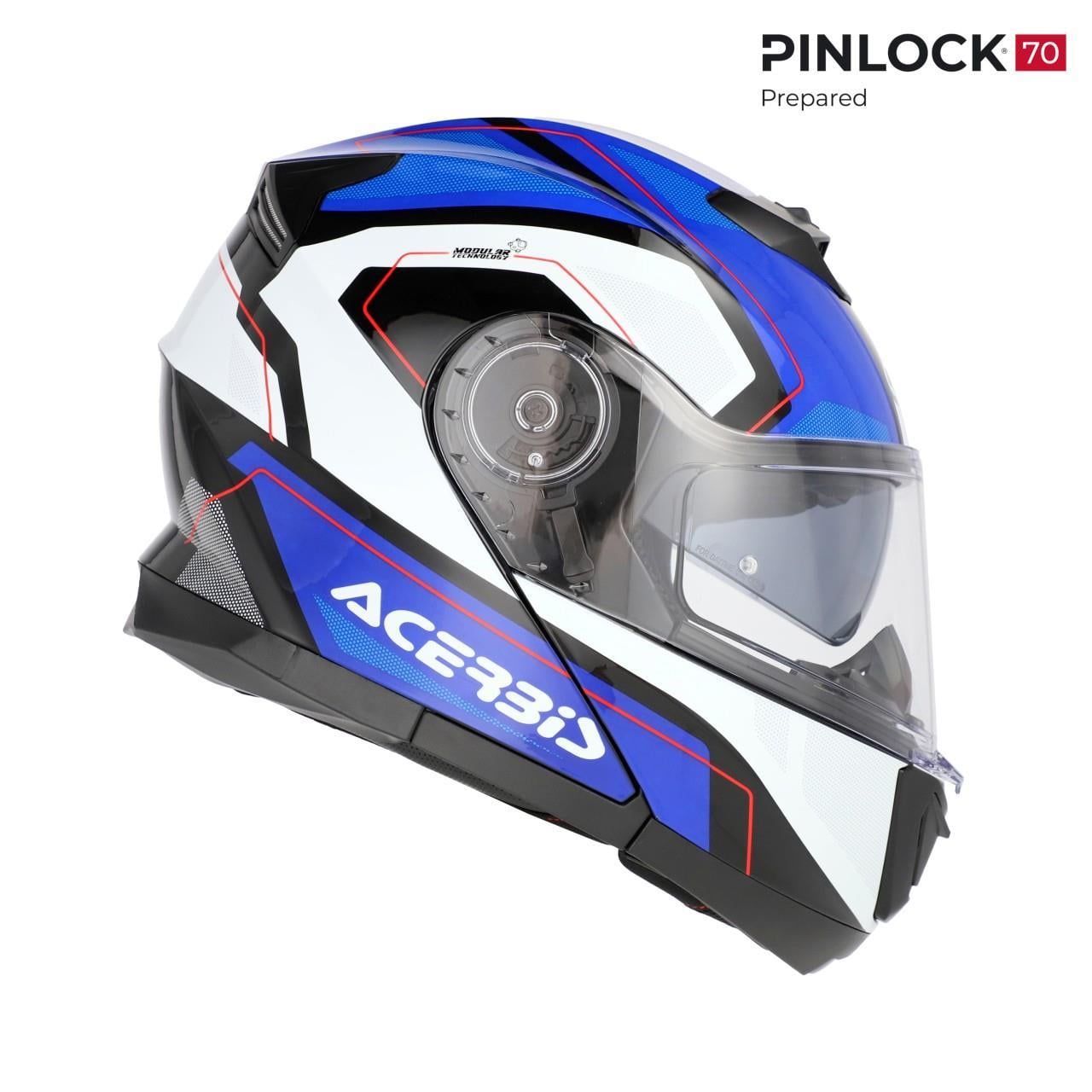 ACERBİS SEREL 22-06 KASK SİYAH MAVİ