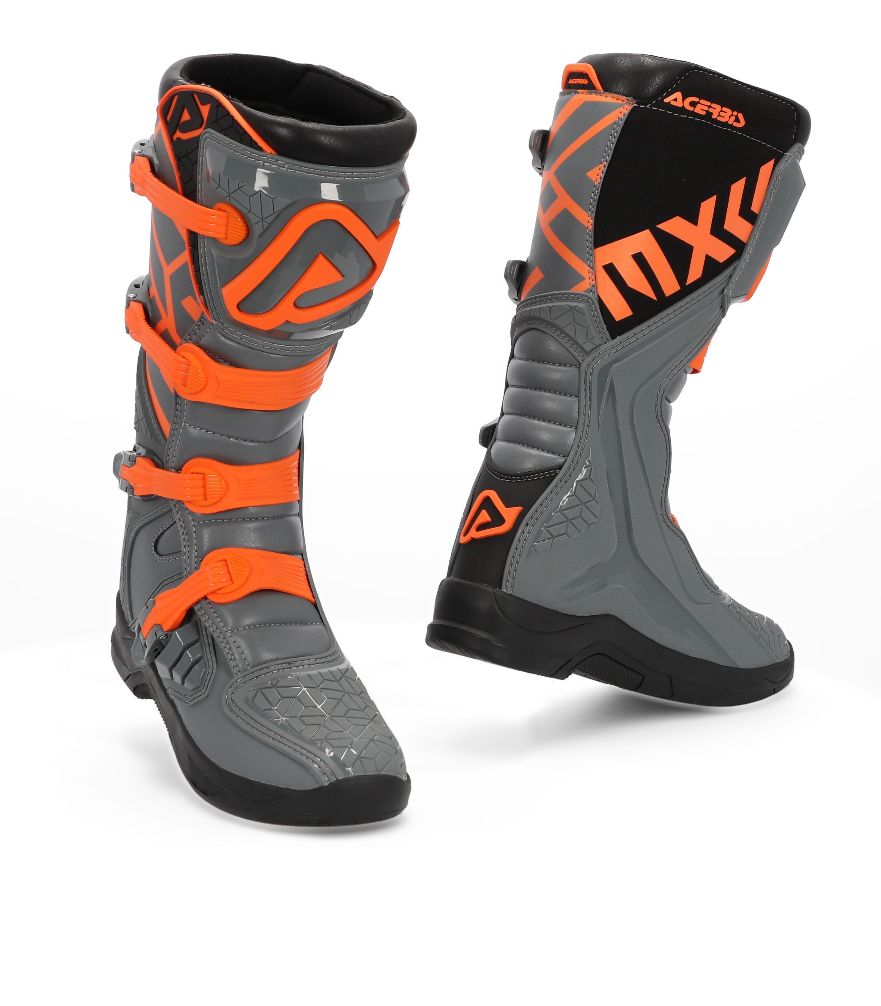Acerbis X-Team Bot Gri Turuncu