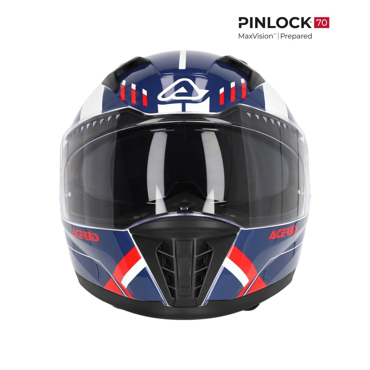 ACERBİS X-WAY GRAPHIC KASK MAVİ KIRMIZI