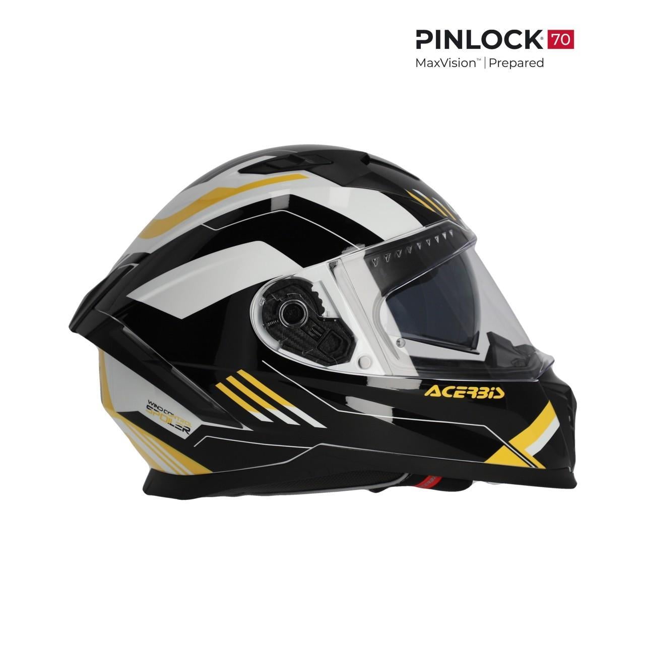 ACERBİS X-WAY GRAPHIC KASK SİYAH SARI