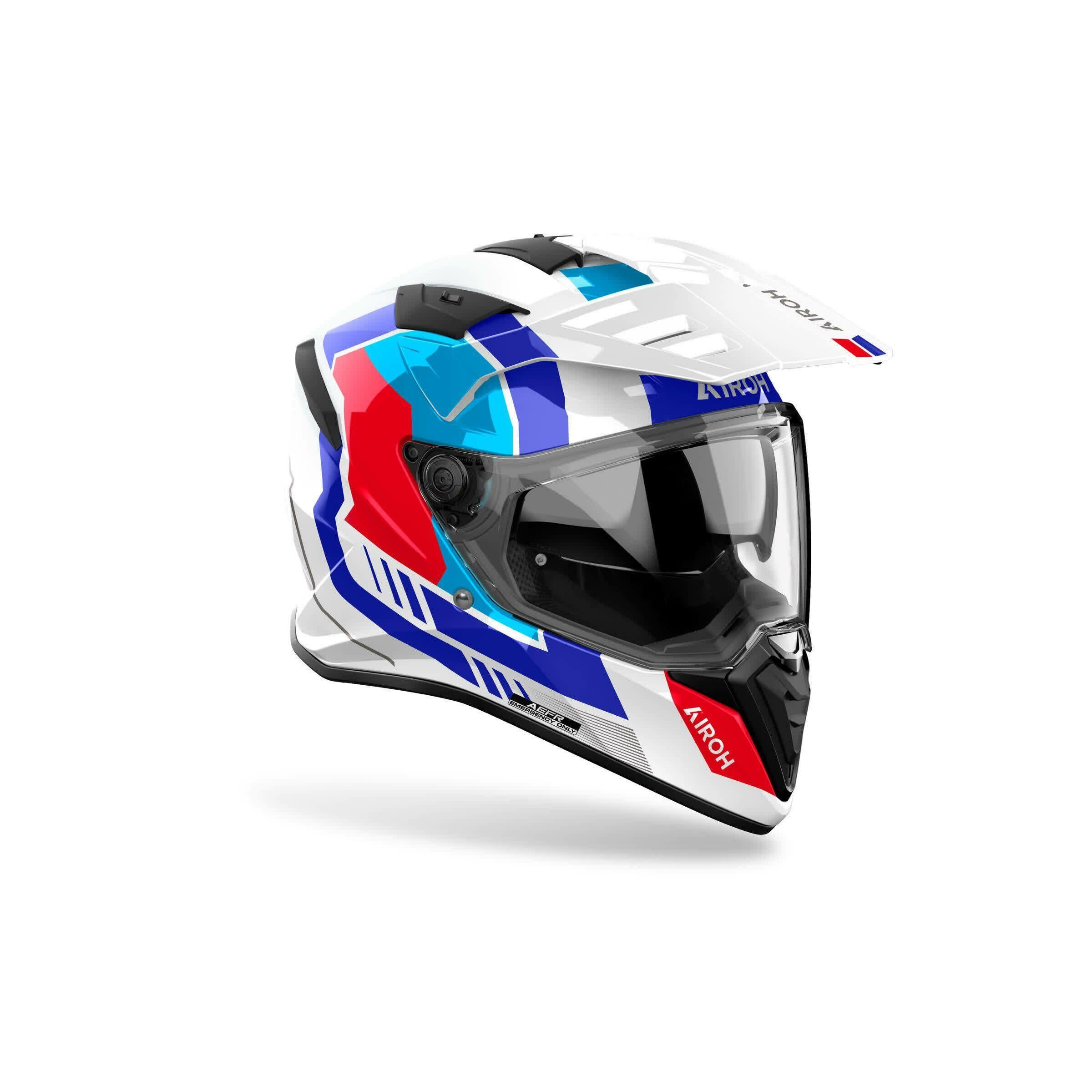 Aıroh Bandıt Horn Whıte Gloss Kask