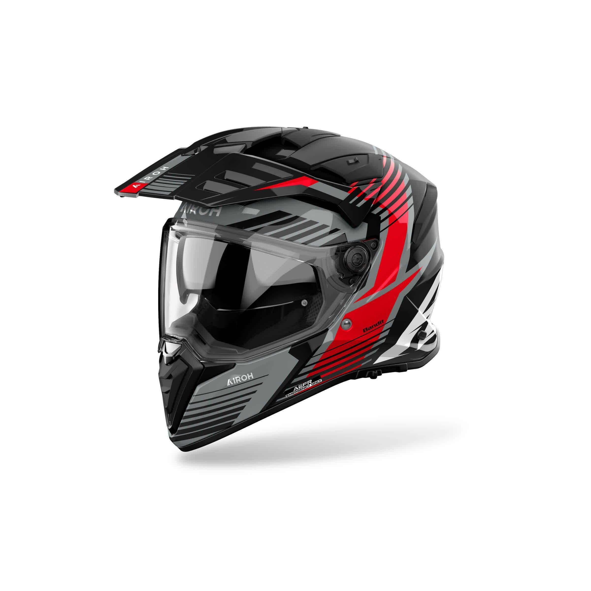 Aıroh Bandıt Spıcy Red Gloss Kask