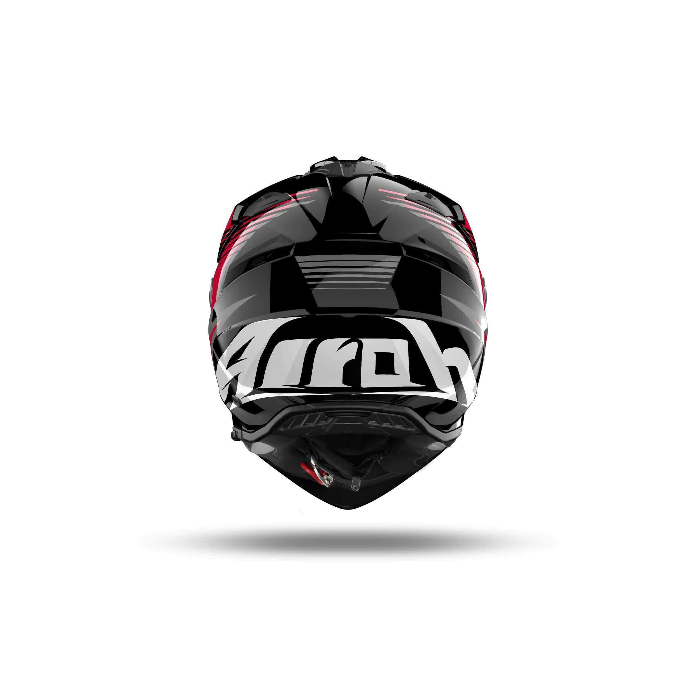 Aıroh Bandıt Spıcy Red Gloss Kask