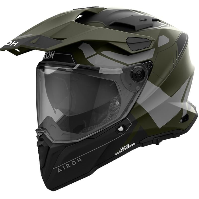 AIROH COMMANDER 2 REVEAL MILITARY GREEN KASK