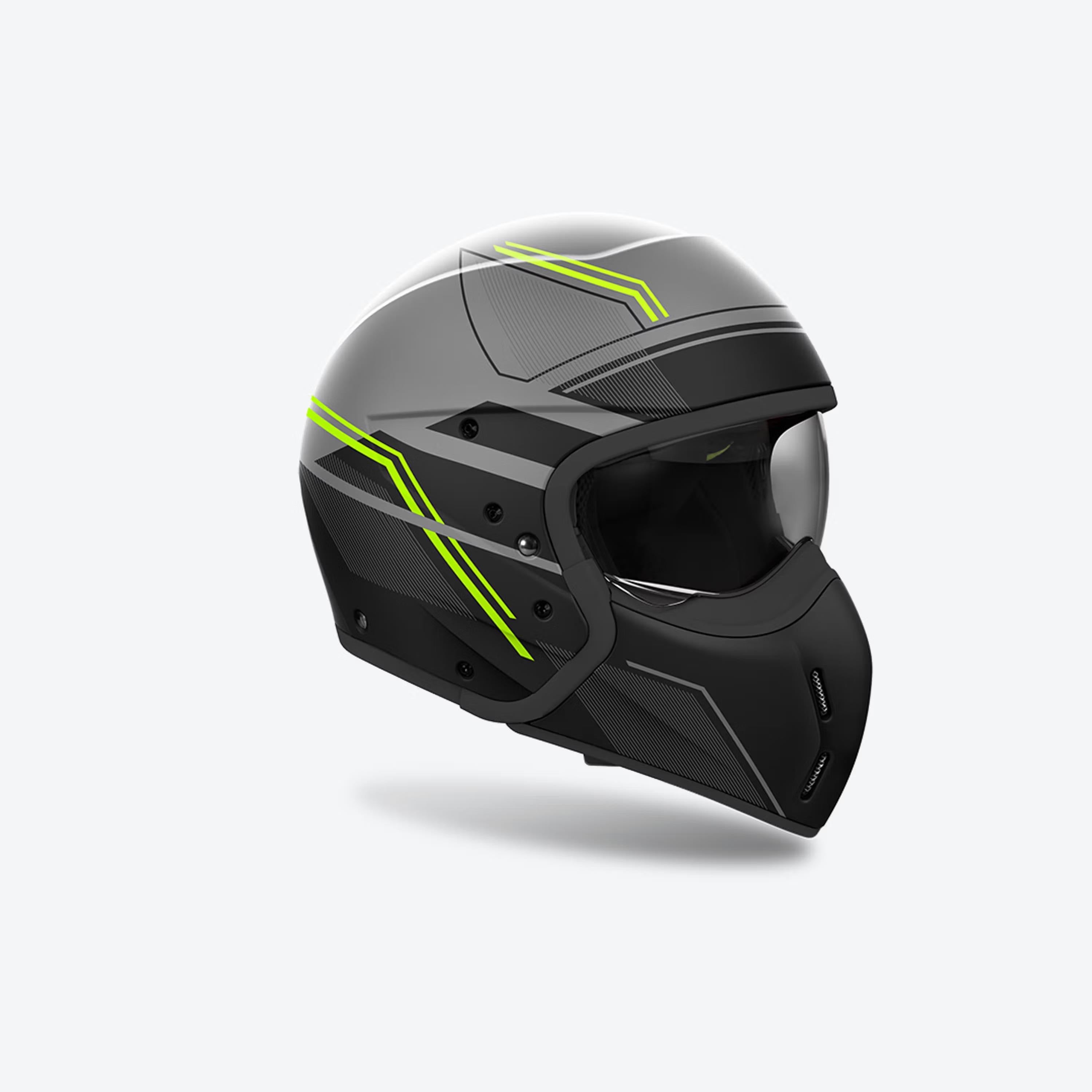 Airoh J 110 Slım Sarı Mat Motosiklet Kaskı