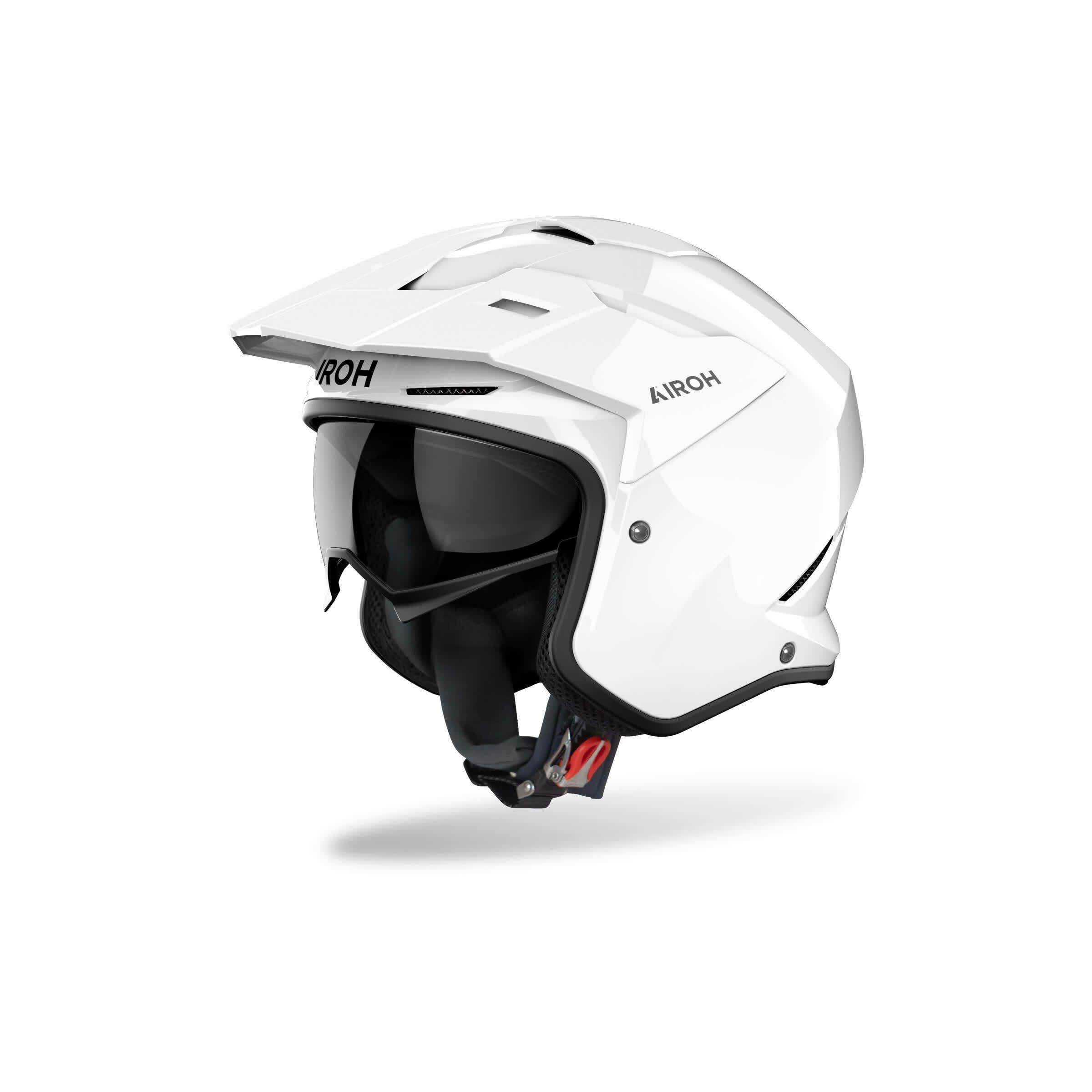 Aıroh Kombakt Color Whıte Gloss Kask