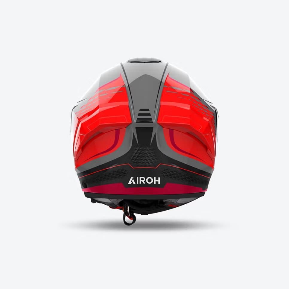 AIROH MATRYX ROCKET RED FLUO GLOSS KASK