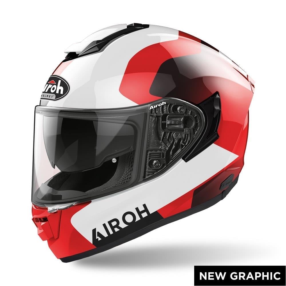 AIROH ST.501 DOCK RED GLOSS KASK