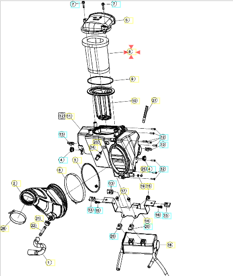 Beta Alp 4.0 24-25 Hava Filtresi OEM