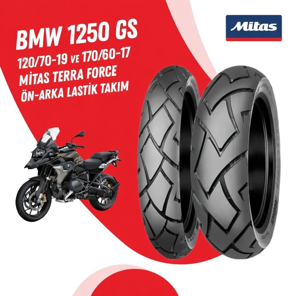 Bmw R 1250 Gs Mitas Terra Force Lastik Takımı