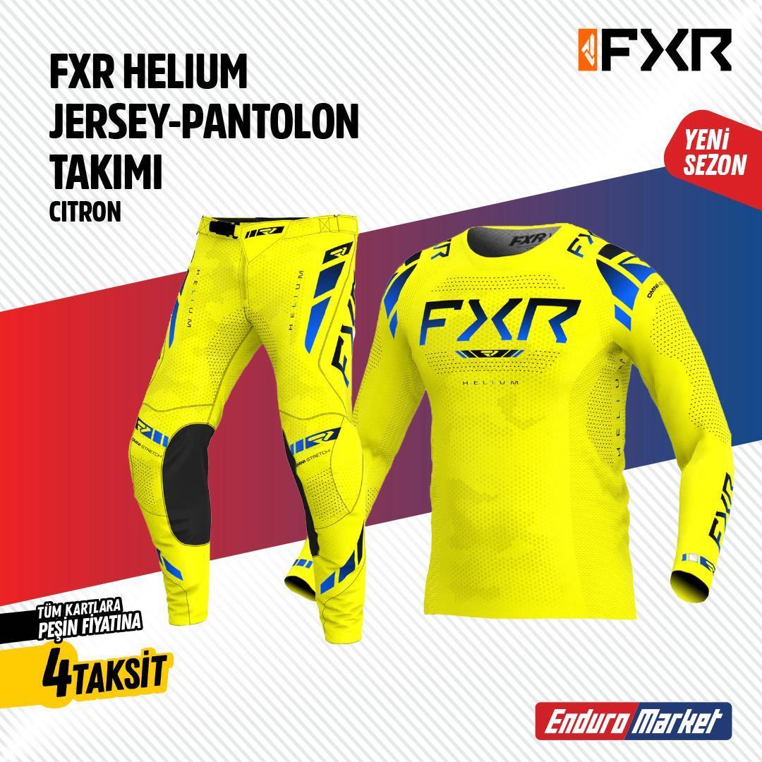 FXR SARI MAVİ JERSEY PANTLON TAKIMI