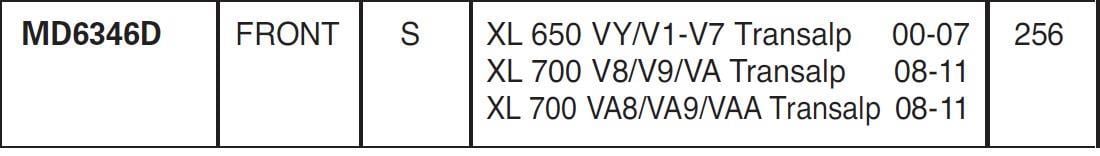 HON. XL 650 00-07 XL 700 08-11 EBC ÖN DİSK