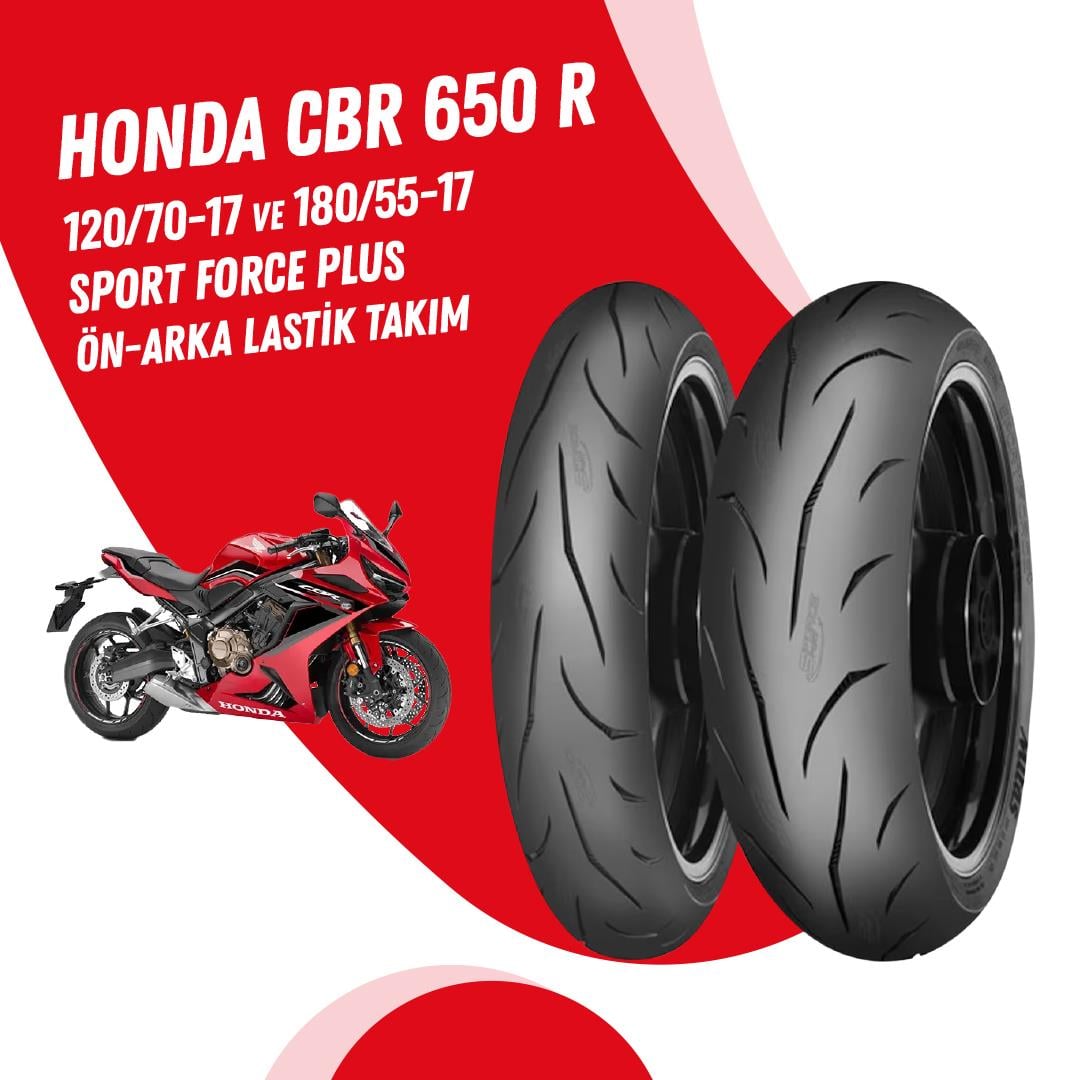 HONDA CBR 650 R MİTAS SPORT FORCE + LASTİK TAKIMI