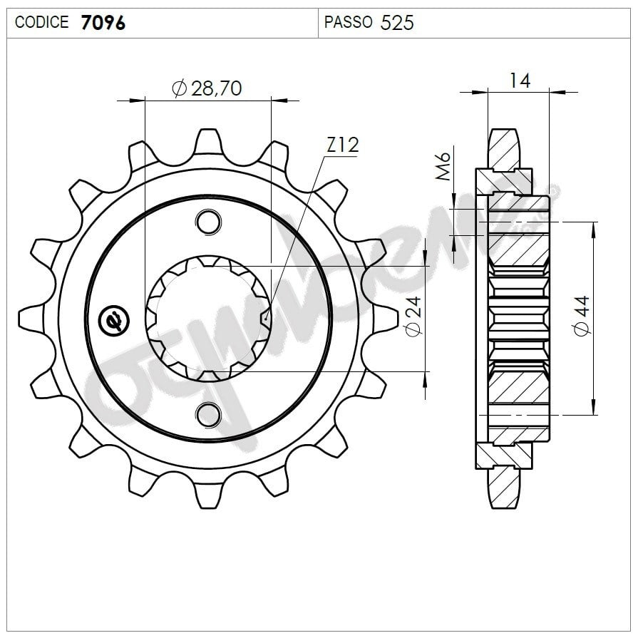 Honda Ognıbene Ön Dişli 16T
