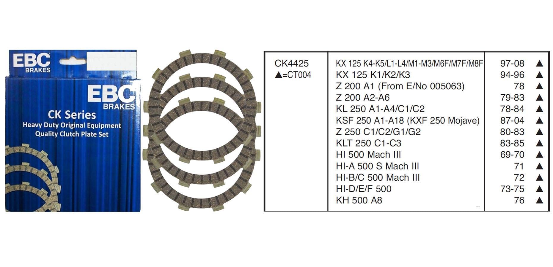 KAW. KX 125 97-08 EBC DEBRİYAJ BALATASI