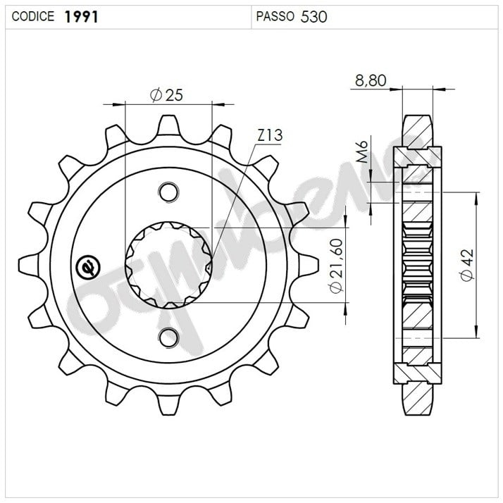 Kawasakı 600 Ognıbene Ön Dişli 18T