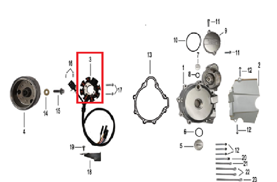 KAYO K2 STATOR