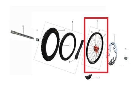 KAYO KT 250 ÖN JANT