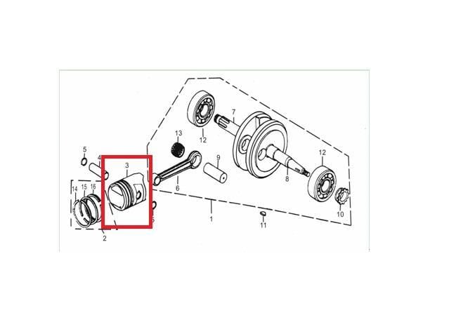 KAYO TS 90 PİSTON