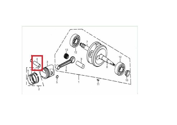 KAYO TS 90 PİSTON PİMİ