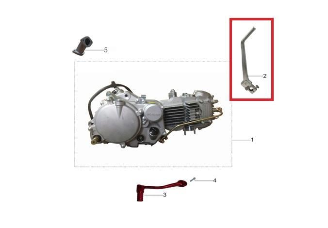 KAYO TT 190 R MARŞ PEDALI