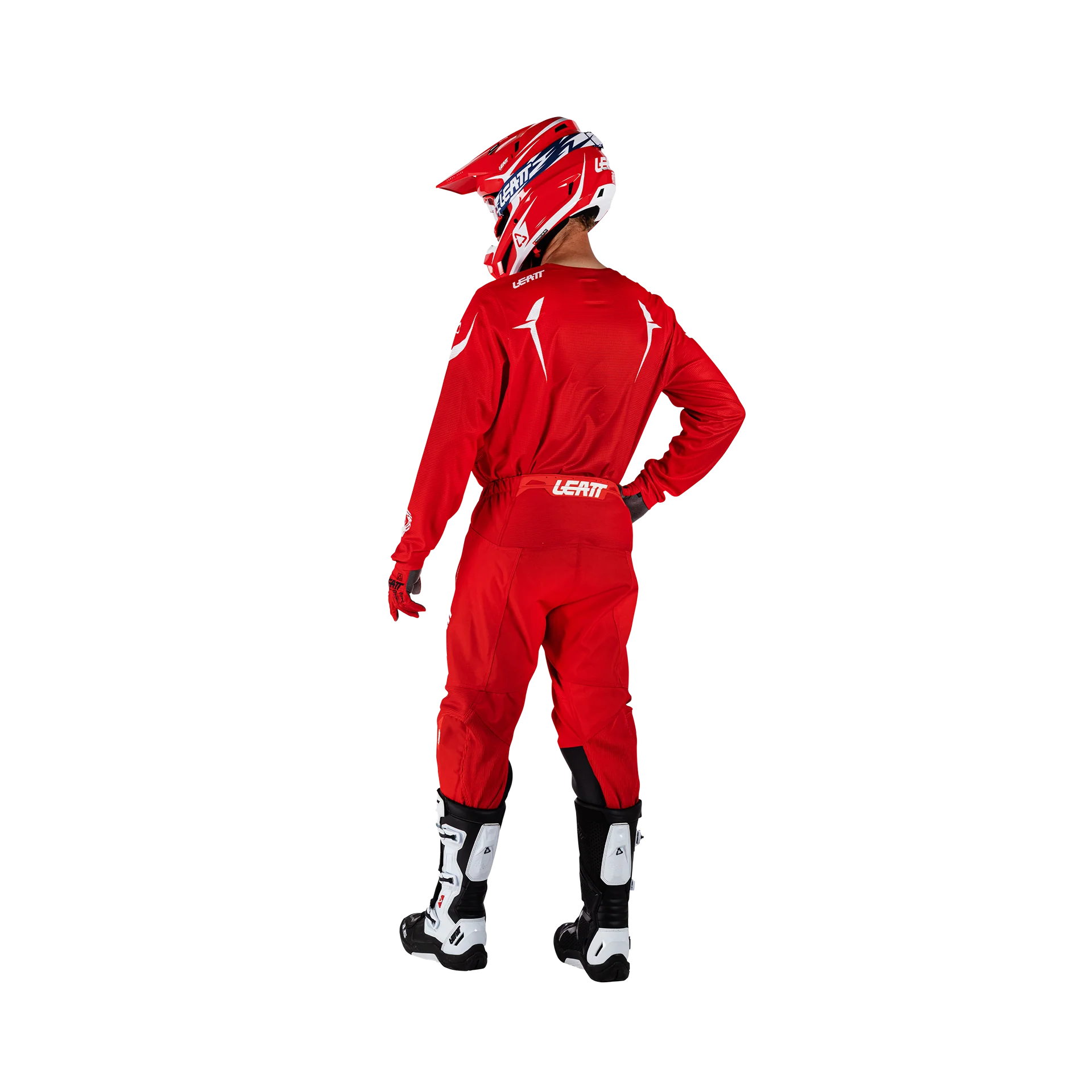 Leatt 3.5 Kırmızı Motosiklet Jersey Pantolon Takımı