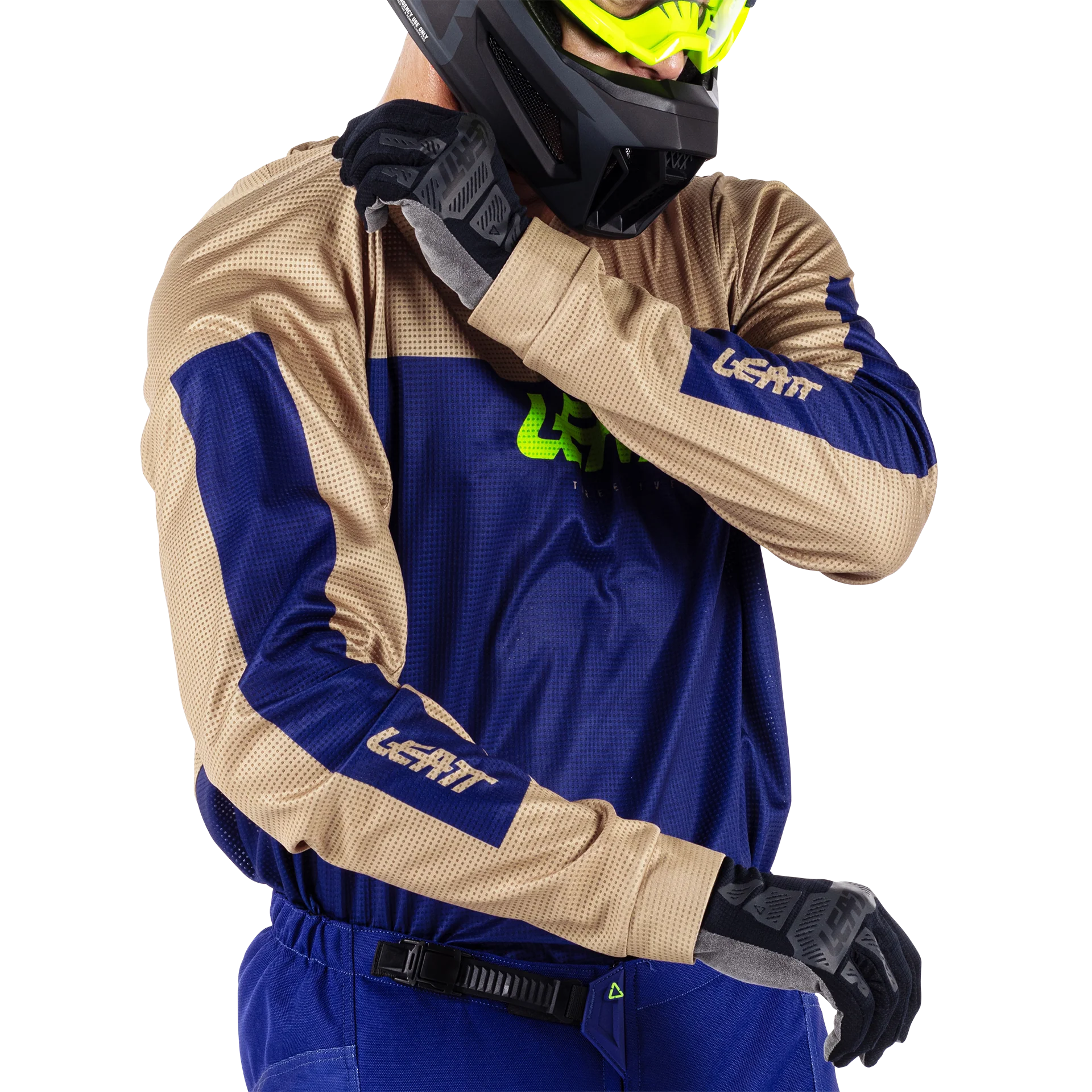 Leatt 3.5 Kahverengi Motosiklet Jersey Pantolon Takımı