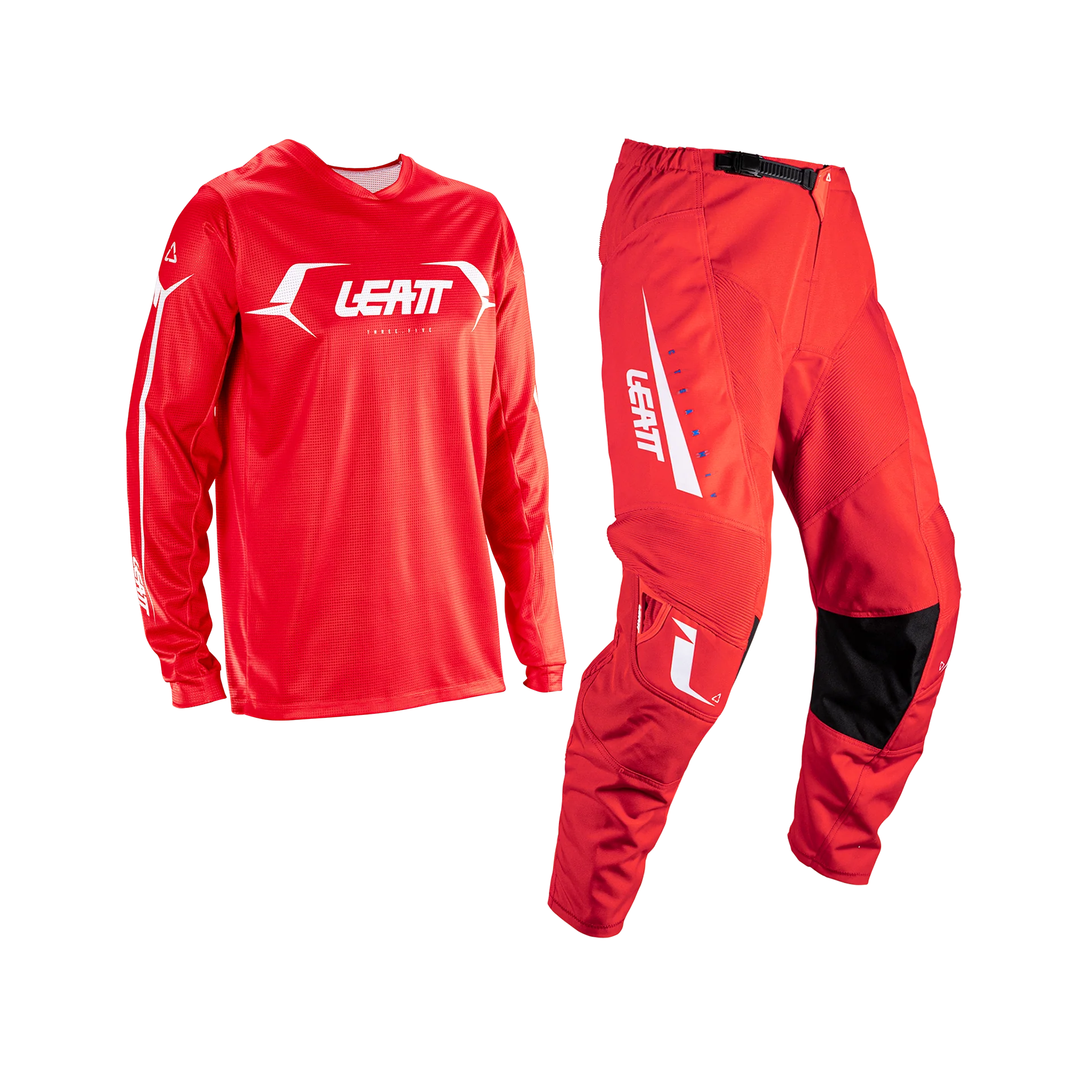Leatt 3.5 Kırmızı Motosiklet Jersey Pantolon Takımı