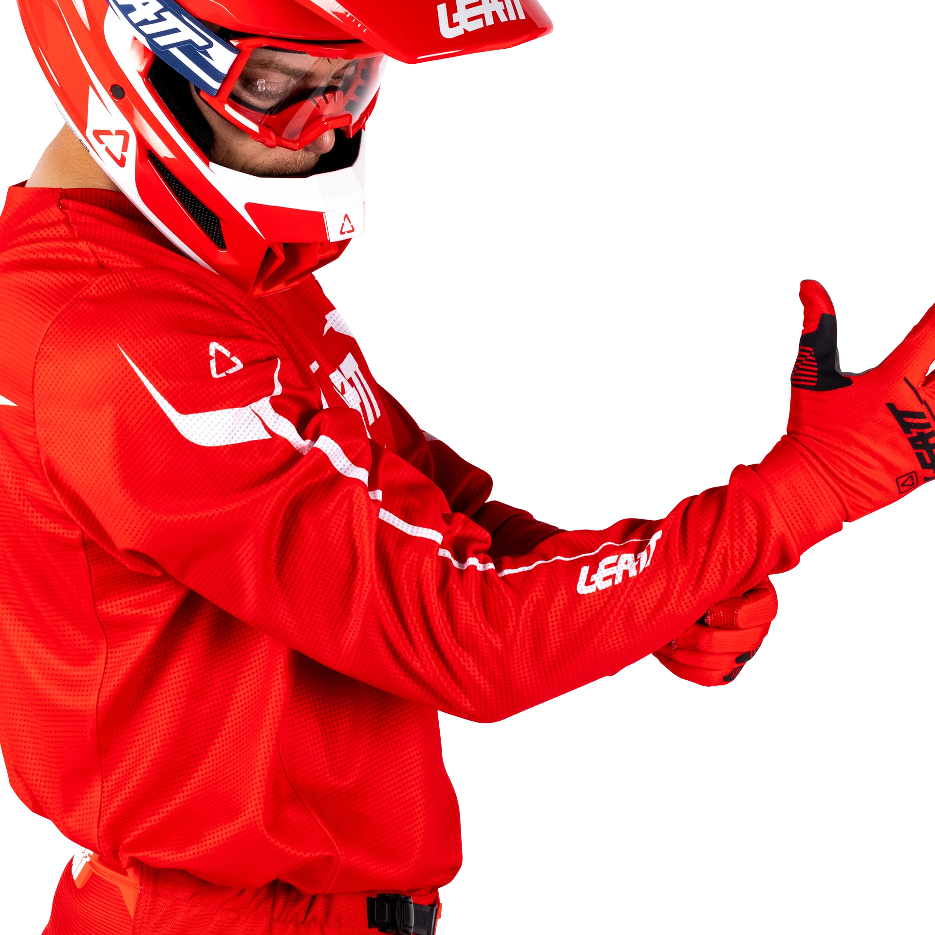 Leatt 3.5 Kırmızı Motosiklet Jersey Pantolon Takımı