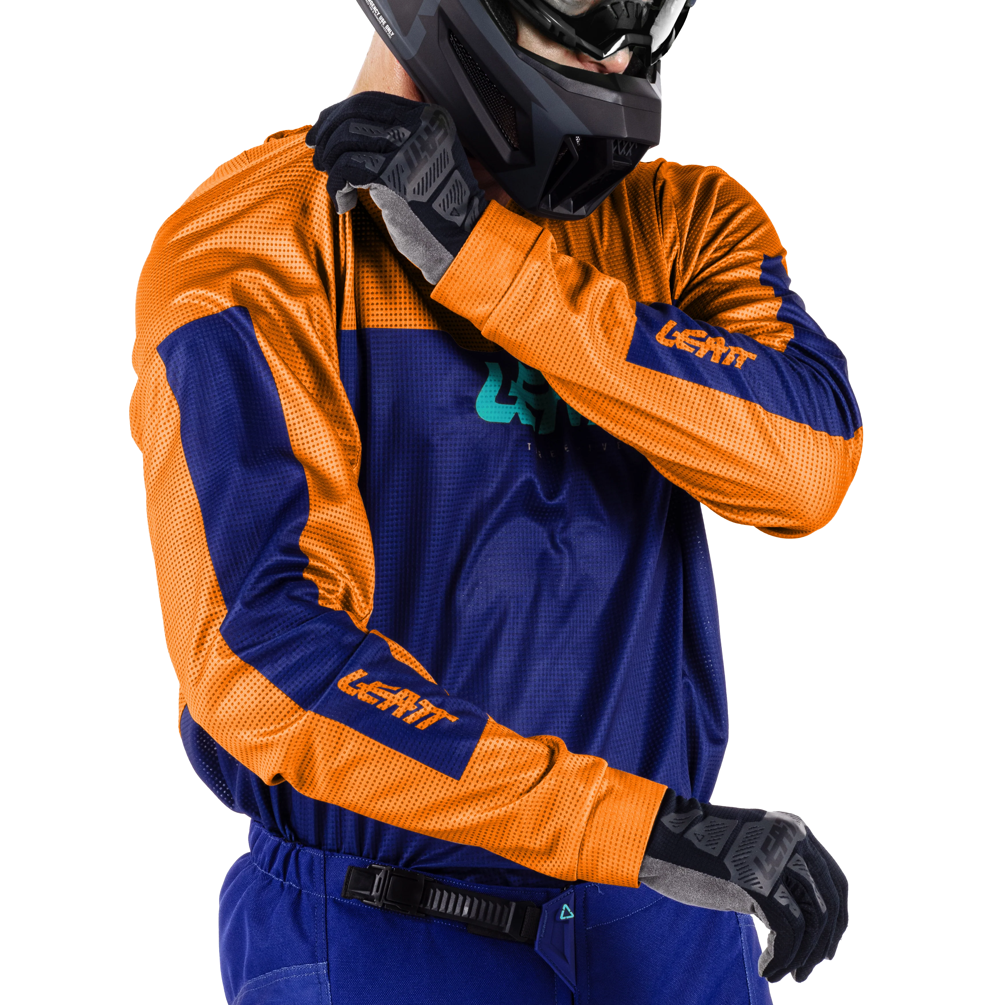 Leatt 3.5 Çocuk Turuncu Motosiklet Jersey Pantolon Takımı