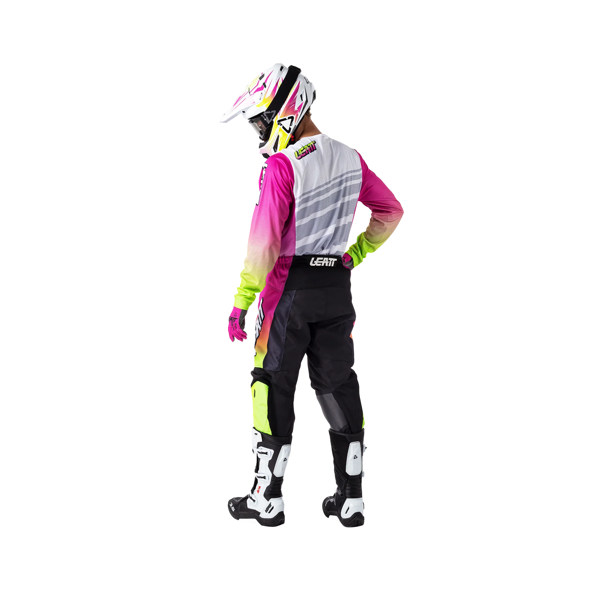Leatt 3.5 Pembe Motosiklet Jersey Pantolon Takımı