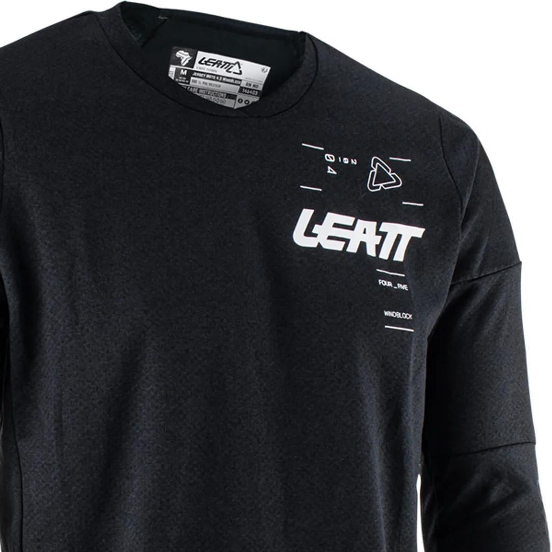 LEATT 4.5 WIND BLOCK JERSEY BLACK