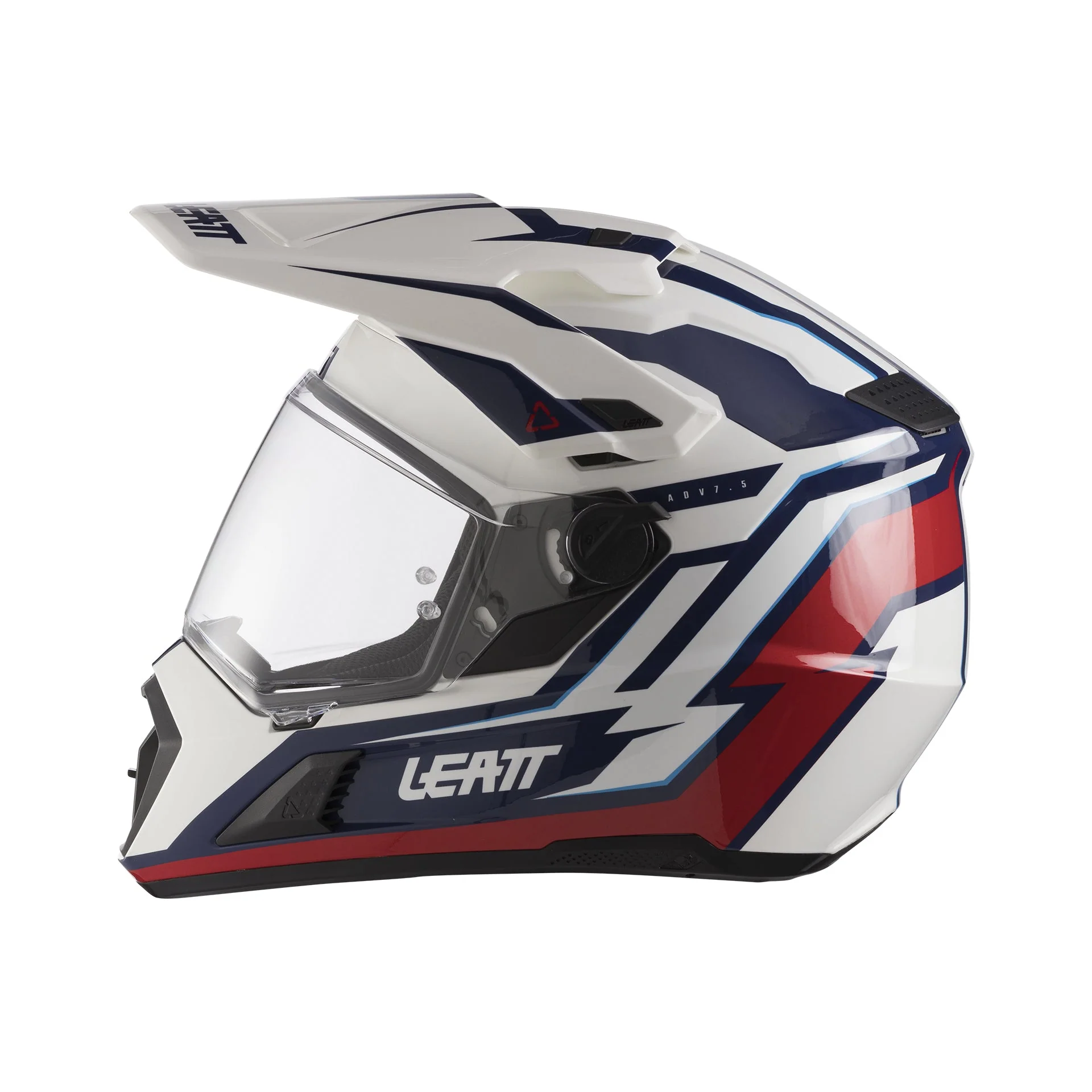 Leatt Adv 7.5 Beyaz Mavi Motosiklet Kaskı