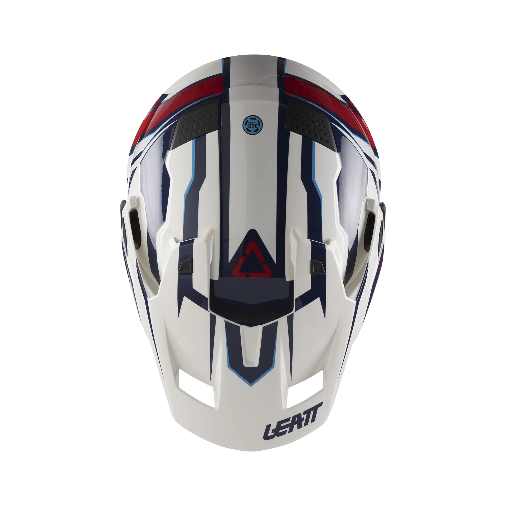 Leatt Adv 7.5 Beyaz Mavi Motosiklet Kaskı
