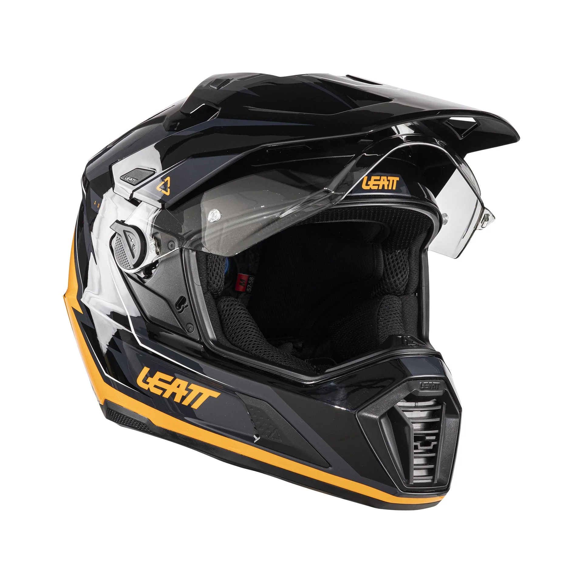 Leatt Adv 7.5 Siyah Turuncu Motosiklet Kaskı